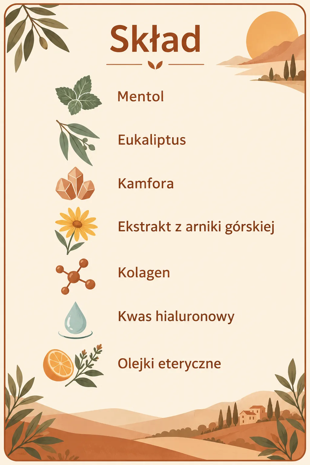Skład żelu Ostefrin